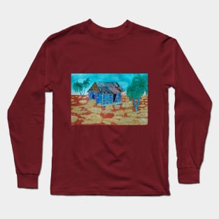 Australian outback scene  - abandoned house Long Sleeve T-Shirt